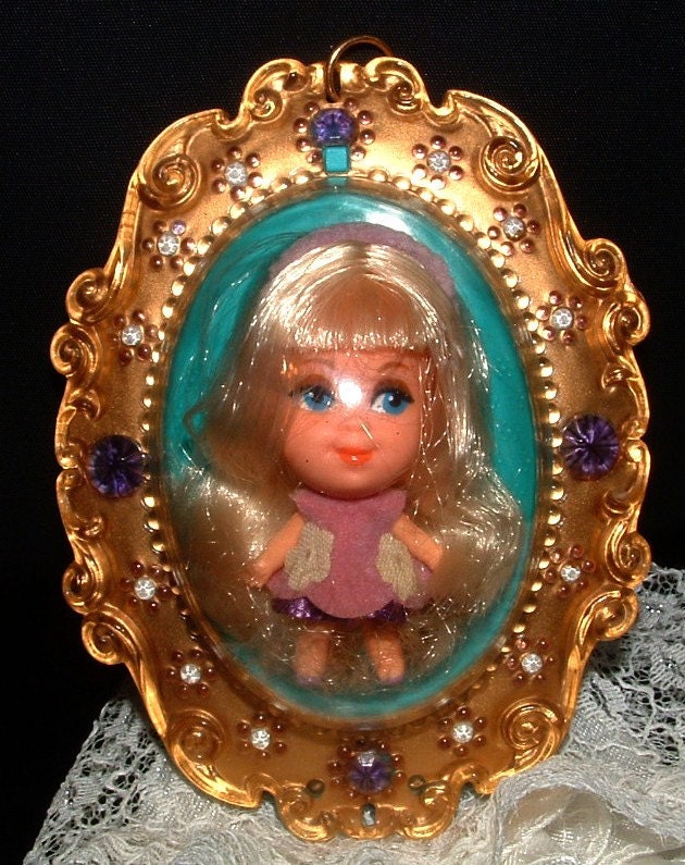 RETRO Liddle Kiddles Lucky Locket Kiddle LILAC