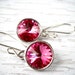 Pink Sterling Silver Earrings Under 30 Valentine