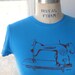 Vintage Modern Sewing Machine Tee sz S