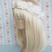 BoHo Chic - Thai Silk and Feathered Headband - IVORY BRIDAL Vintage Inspired Hair Accessories - Ready to Ship