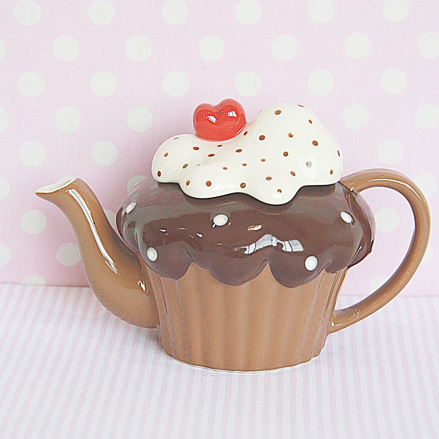 Ceramic Cupcake Teapot