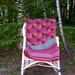 Reserved for Carla: Queen quilt original design hand quilted Kaffe Fassett fabric