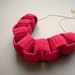 Big red love chain necklace