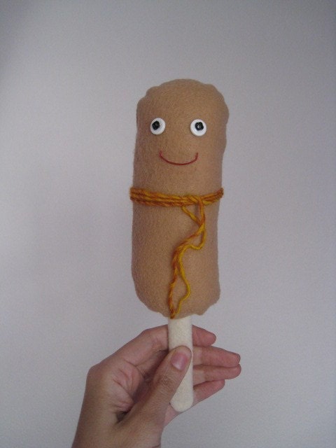 corn dog plush