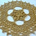 Golden Star Doily - Donation for Disaster Relief
