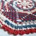 Stars and Stripes Doily/Table cloth