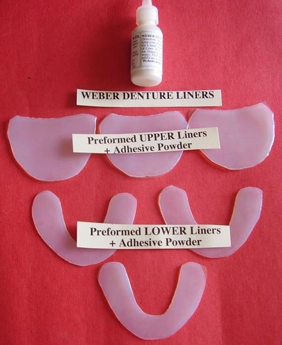 Items similar to DENTURE LINERS PreFormed to shape of Uppers and\/or