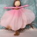 Dogwood Mini flower fairy - Art Doll, Worry Doll, Faery, elemental