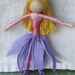 Flower Fairy Doll - Violet Daisy Flower Fairy