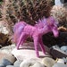 Crazy Horse Needle Felted Horse / Purple