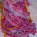 RESERVED - Handspun Yarn - Begonia Merino Art Yarn - 72 yards, 6 oz.