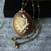 DREAMLIKE - Ivory Rose, Victorian-Retro Cameo Necklace