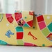 Perfect wallet in Dick and Jane retro fabric cool and funky