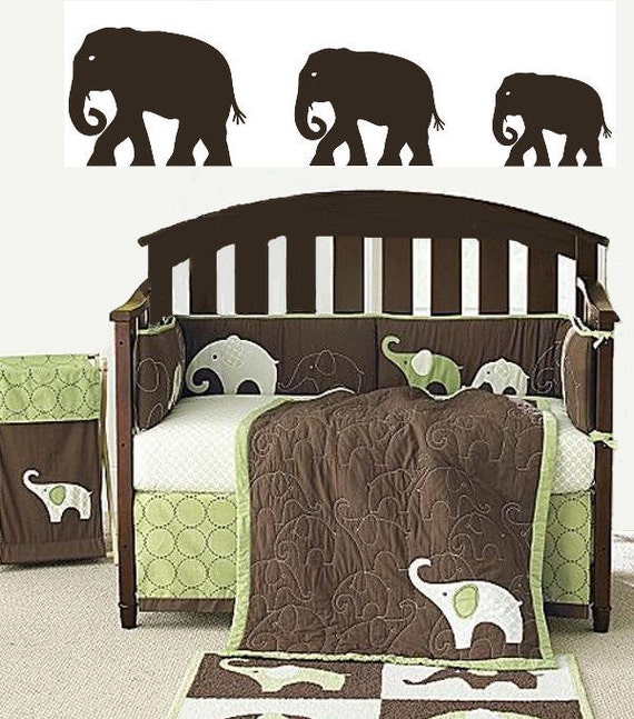 Items similar to Elephant Wall Accent Art Decals Home Animal Jungle