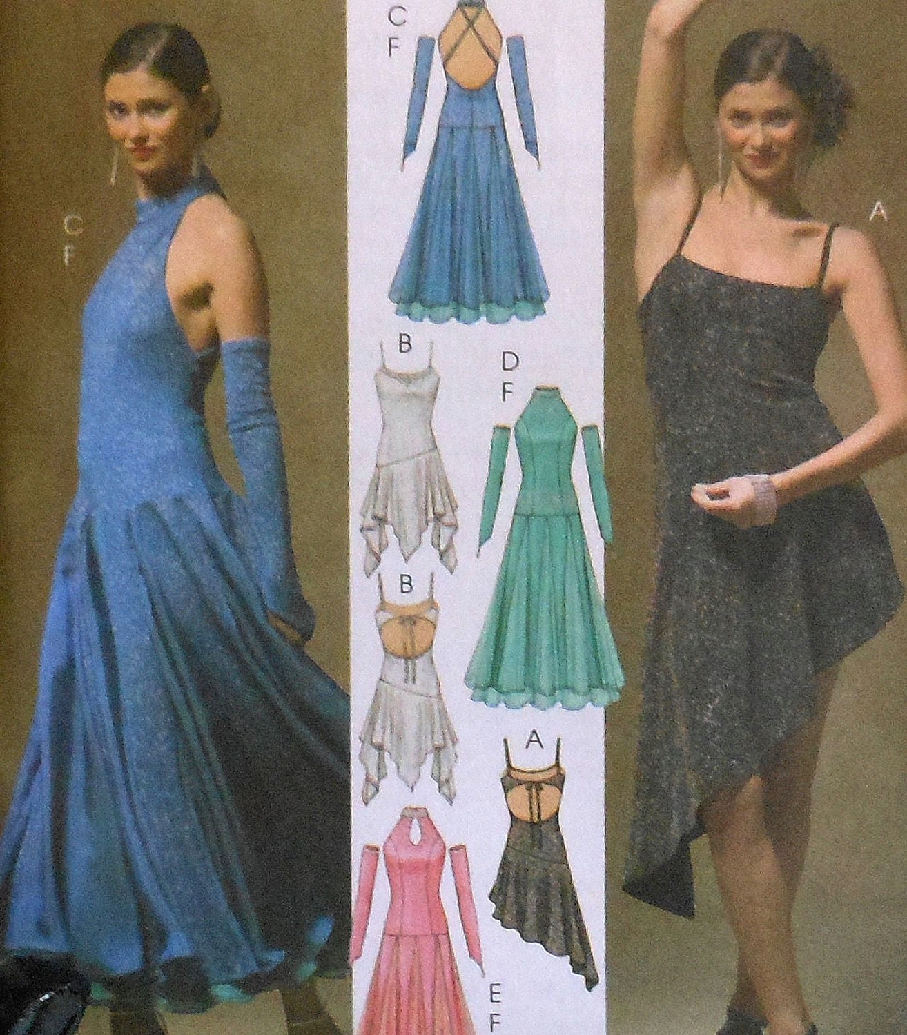 Salsa Dance Style Dress Sewing Pattern UNCUT McCall's
