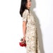 Rose Love. Vintage 80s Batwing dress
