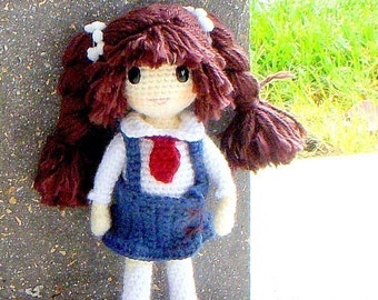 Nari - Amigurumi girl doll pattern / PDF - crochet amigurumi