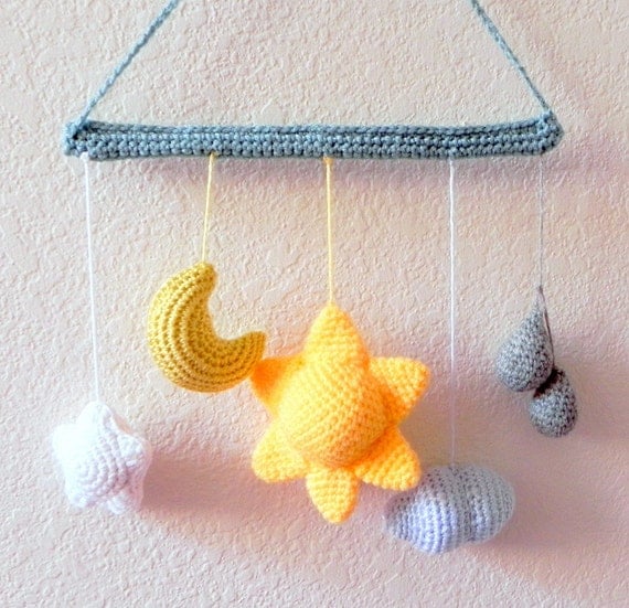 Amigurumi pattern - From the sky -  crochet amigurumi Mobile tutorial PDF