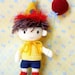 Birthday Boy N his balloons - Crochet Amigurumi patterns / PDF