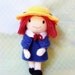 Madeline Amigurumi pattern - Crochet amigurumi girl doll tutorial PDF