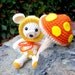 Amigurumi patterns - Baby Mushroom Bear and His Big Mushroom - 2 Crochet Amigurumi animal patterns included /PDF
