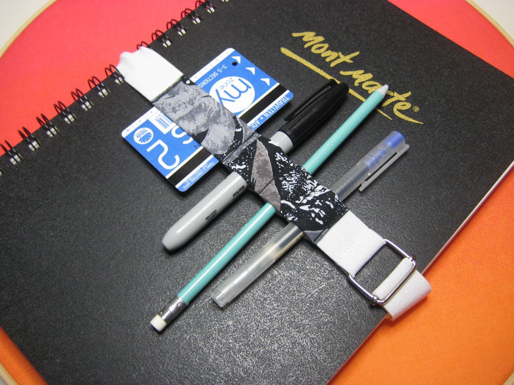 Notebook Strap Pen Holder Book Strap with Buckle Business