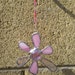 Stained Glass Flower Car Dangle-Pink-Suncatcher