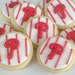 Philadelphia Phillies Circle Mini Sugar Cookies - 4 Dozen individually wrapped for Alisa