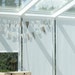 NEW Wooden planks wallpaper garland in soft grey, blue& naturals