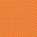 RJR Crazy For Dots ORANGE With White Polka Dots Fabric 1 Yard