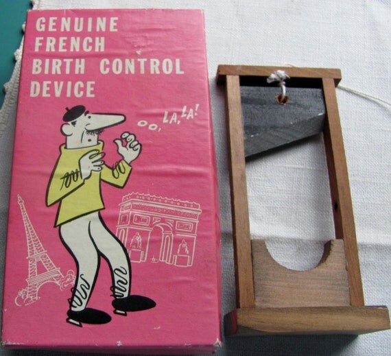 Novelty Gag Gift Vintage French Birth Control Device