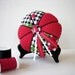 Pin Cushion Red and Black Cherry Print