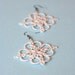 Tatted Flower Earrings in Ivory