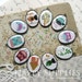 Last Sale - 10% OFF - 14Pcs 13x18mm (RS003-B)Oval Handmade Resin Pendants with Antique Bronze Pendant Setting--Fairy