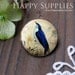 SALE - 40% OFF - 2pcs 32mm (PL-32-011) Handmade Antique Bronze Brass Photo Locket Pendant / Charm