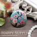Last - SALE - 55% OFF - 3pcs 32mm (PL-32-141) Handmade Antique Bronze Brass Photo Locket Pendant / Charm