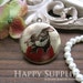 SALE - 40% OFF -2pcs 32mm (PL-32-162) Handmade Antique Bronze Brass Photo Locket Pendant / Charm