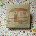 Trailer Stamp Little Caravan of Love Hand by skullandcrossbuns