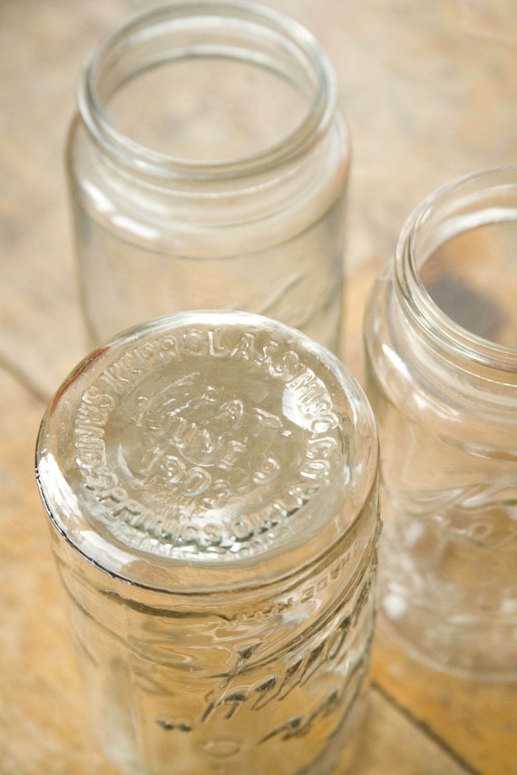 Vintage Kerr Economy Mason Jars