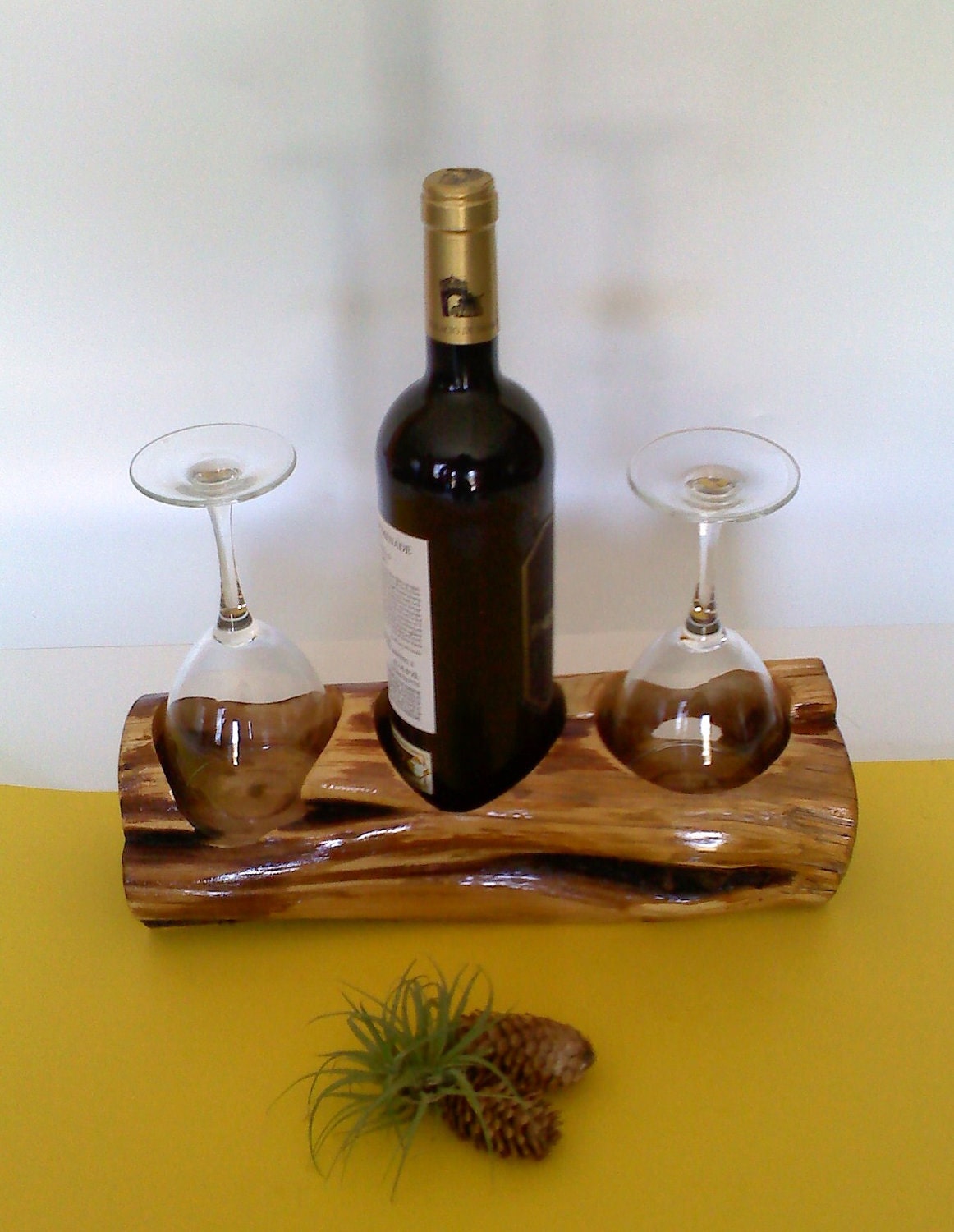 Wooden Tabletop Wine Rack