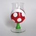 Piranha Plant Champagne Glass - One Hand Painted Mario Inspired Glass