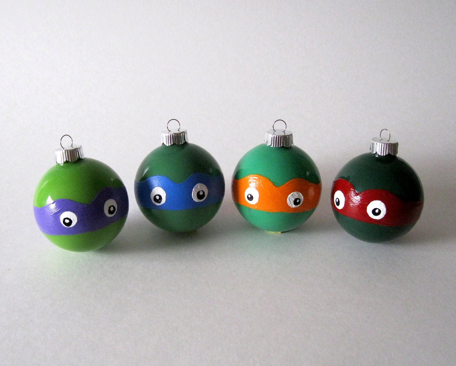 ninja turtles christmas ornament set of 4 hand painted tmnt ninja turtles christmas ornament set of 4 hand painted tmnt