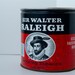 Vintage Sir Walter Raleigh Tobacco Can - Excellent Condition - Christmas Gift Container