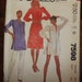 Vintage Uncut McCalls 7598 Pattern 1980s Dress and Tunic