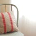 SALE Antique Linen Kapok Pillow