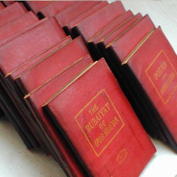 Little Leather Library Miniature Books Red