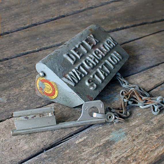 Detex Watchclock Station w Key Night Watchman Box