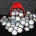 Vintage Zinc Lids w Milk Glass Liners for Ball / Mason Canning Jars Lot of 4