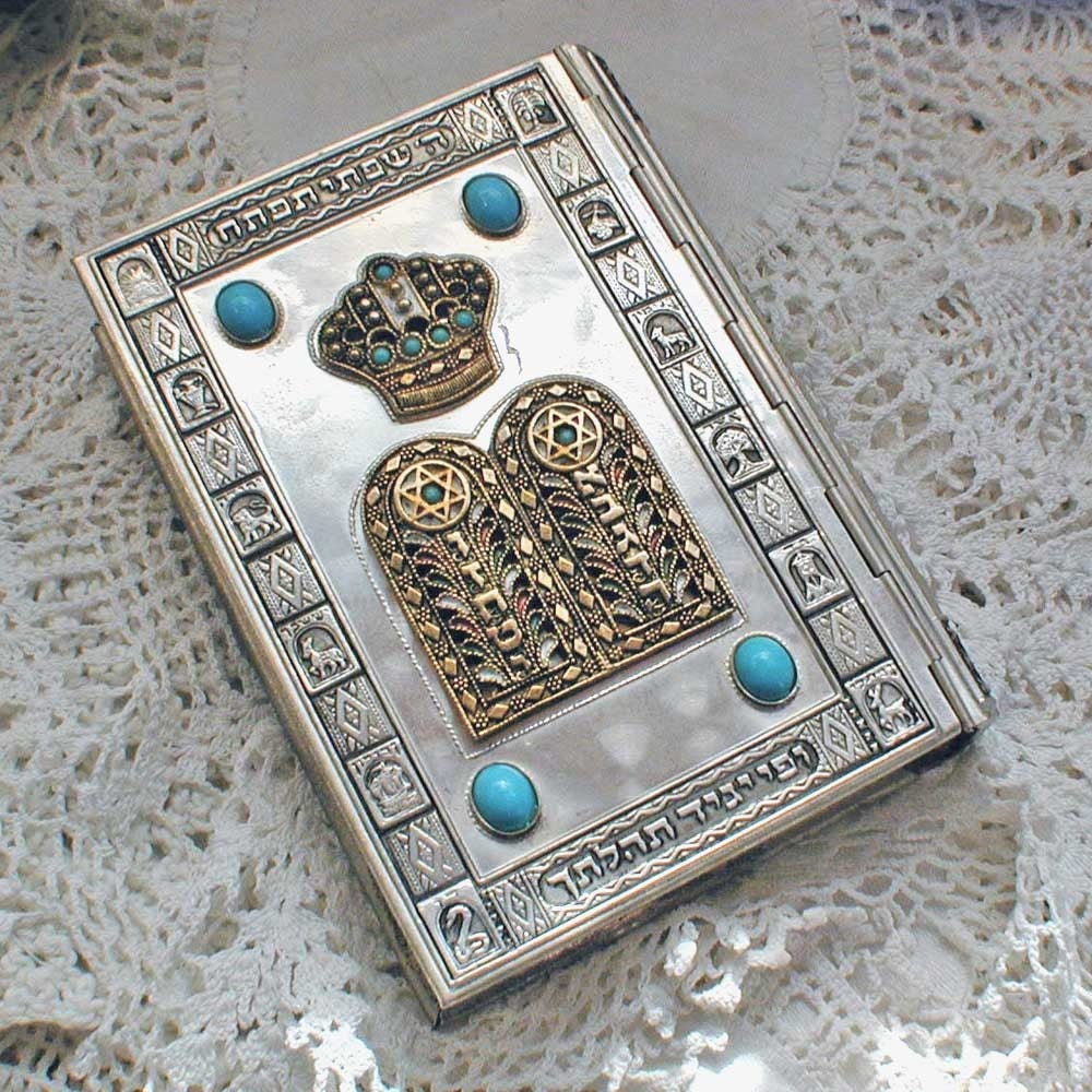 1961-silver-jewish-siddur-prayer-book-jeweled-and-enamel