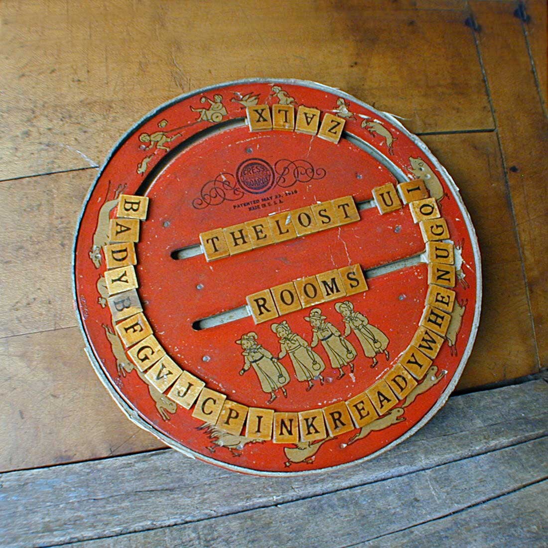 Victorian Word Letter Board Game 1916